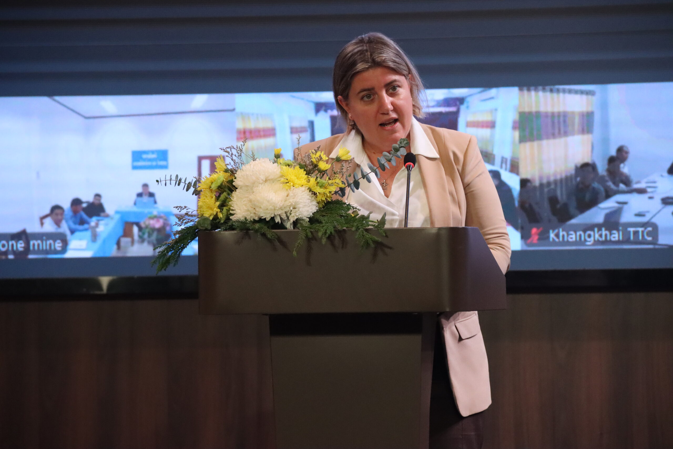 Ms Benita Sommerville, Australia’s Deputy Ambassador delivered a powerful speech on the transformative impact of education